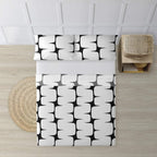 Juego de sábanas 100% algodón Lahan White 0