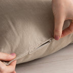 Funda de cojín 100% lino Tuffet 30x50 cm 2