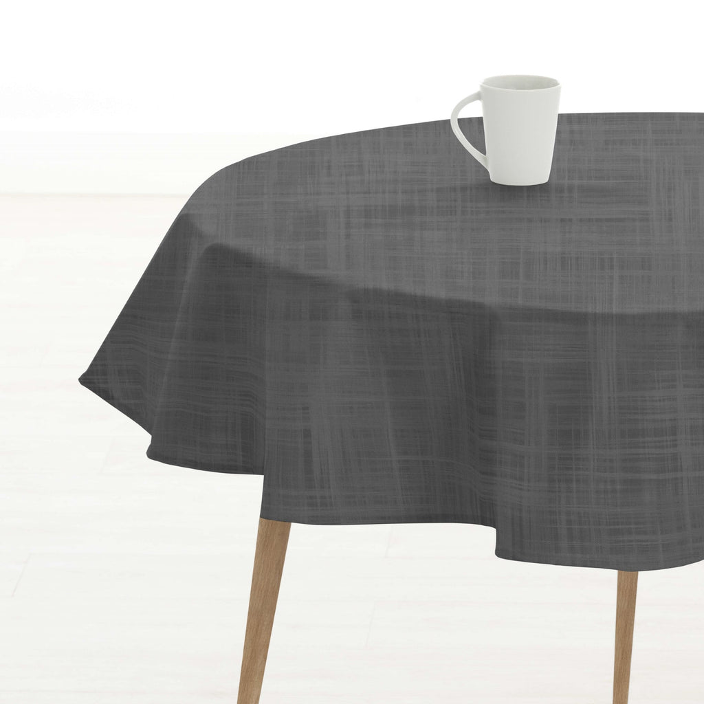 Round stain-resistant tablecloth 0120-42