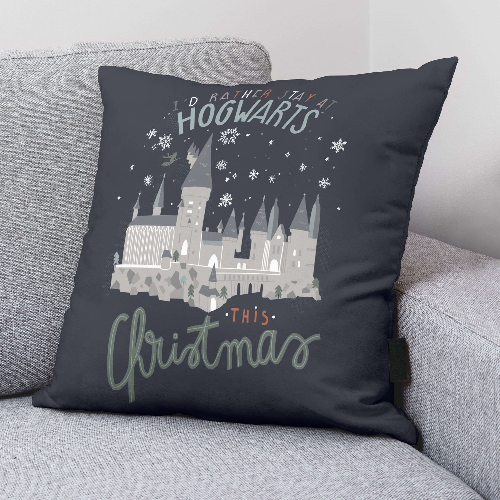 Funda de cojín 100% algodón 50x50cm Magical Christmas A 2
