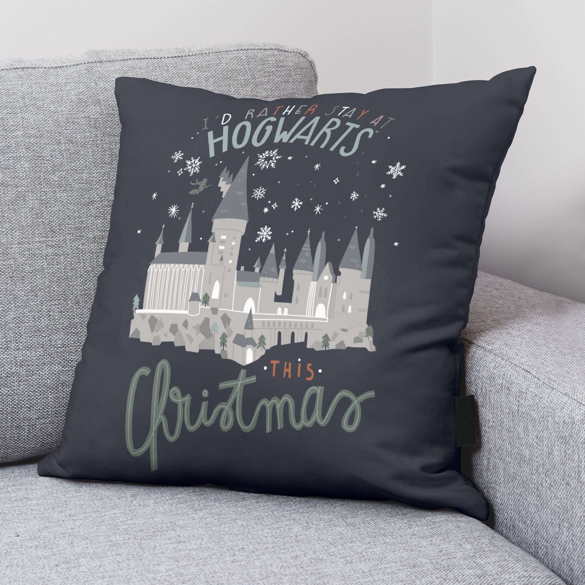 Funda de cojín 100% algodón 50x50cm Magical Christmas A 2