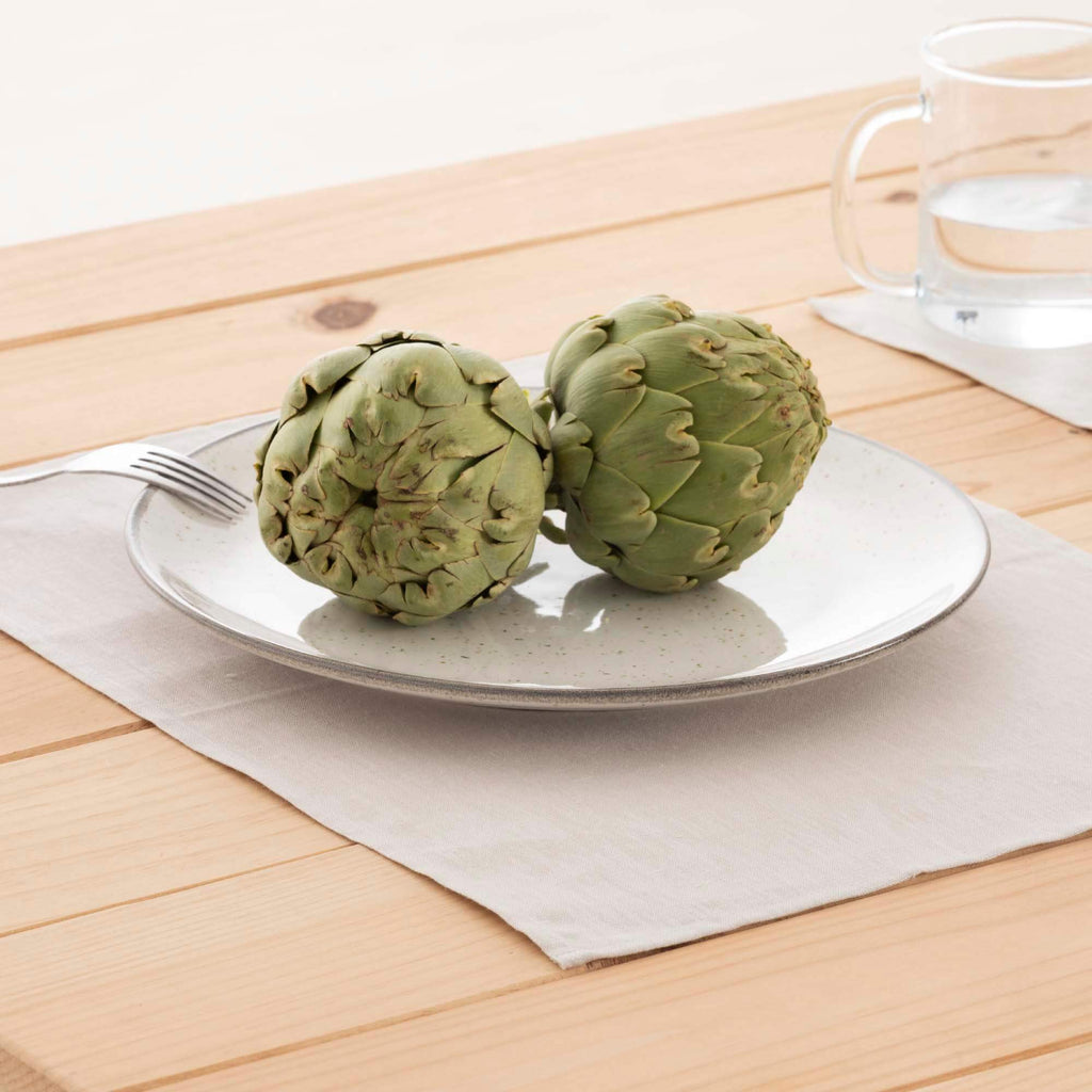 Pack 2 unidades mantel individual hidrófugo antimanchas Lino 100% Light Grey 45x35 cm 3