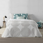 Funda nórdica con botones 100% algodón Portmore Grey 4