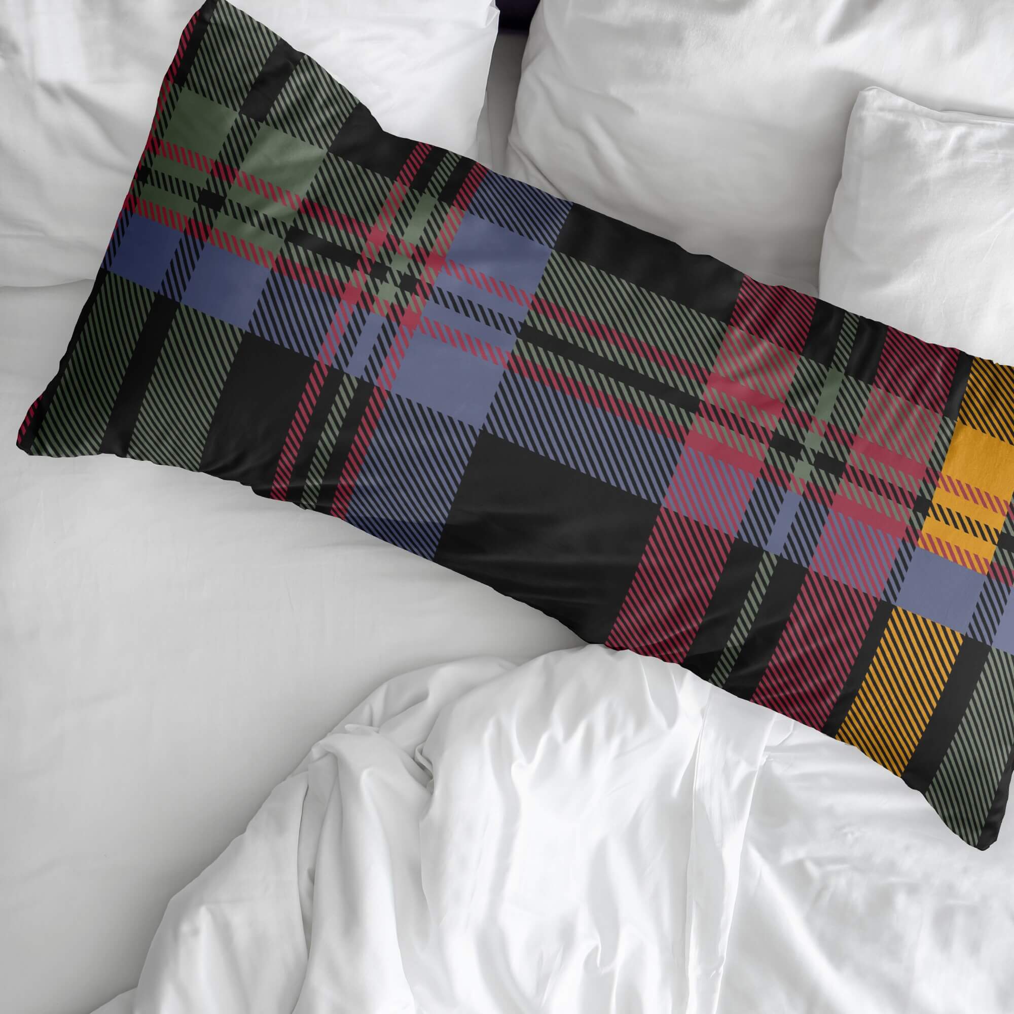 Funda de almohada 100% algodón Hogwarts Cuadro Colores 2