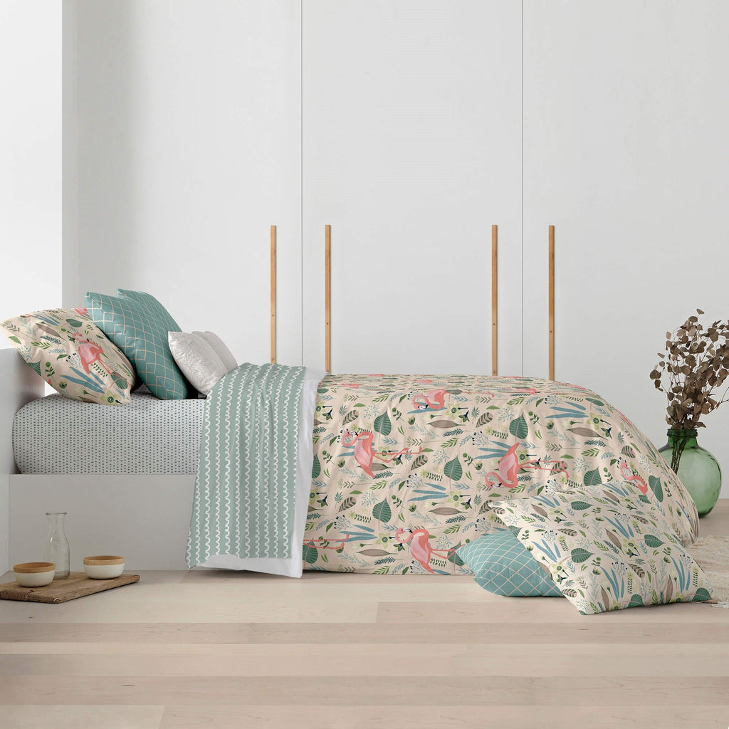 Funda nórdica con cuello de botella 100% algodón Amira 4