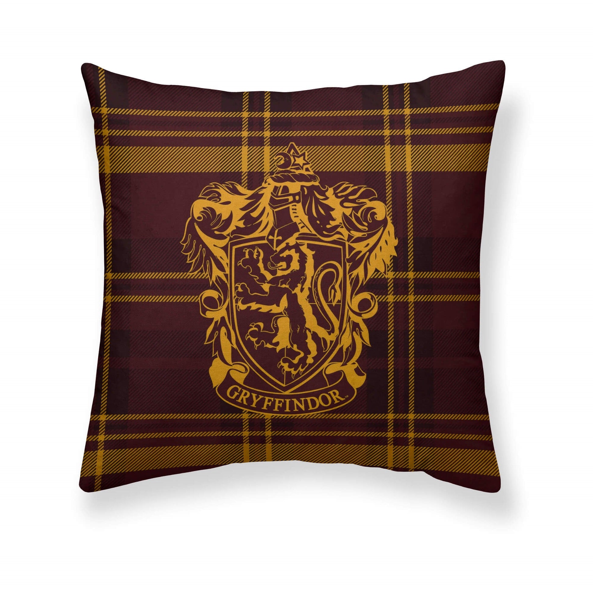 Funda de cojín 100% algodón 50x50cm Gryffindor Cuadro A 0