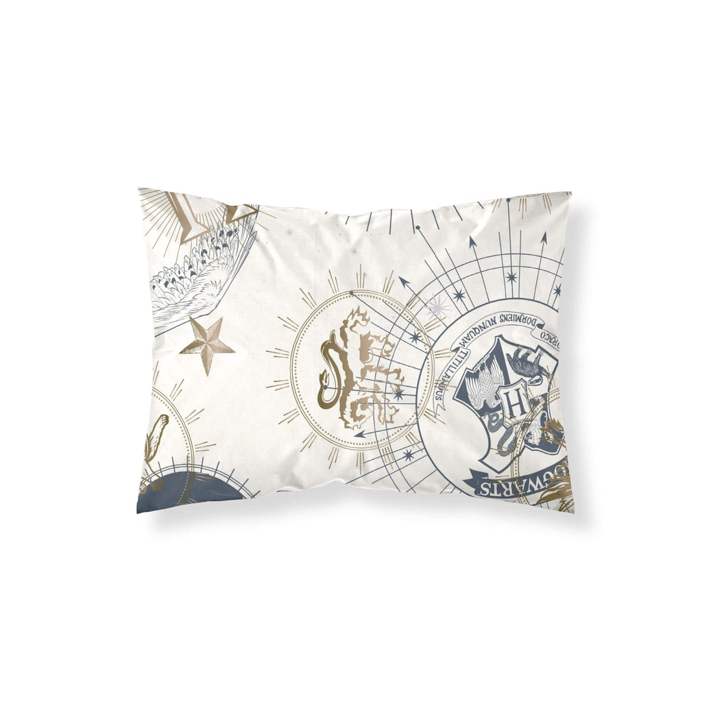 Funda de almohada 100% algodón Hpotter Gold Beige  0