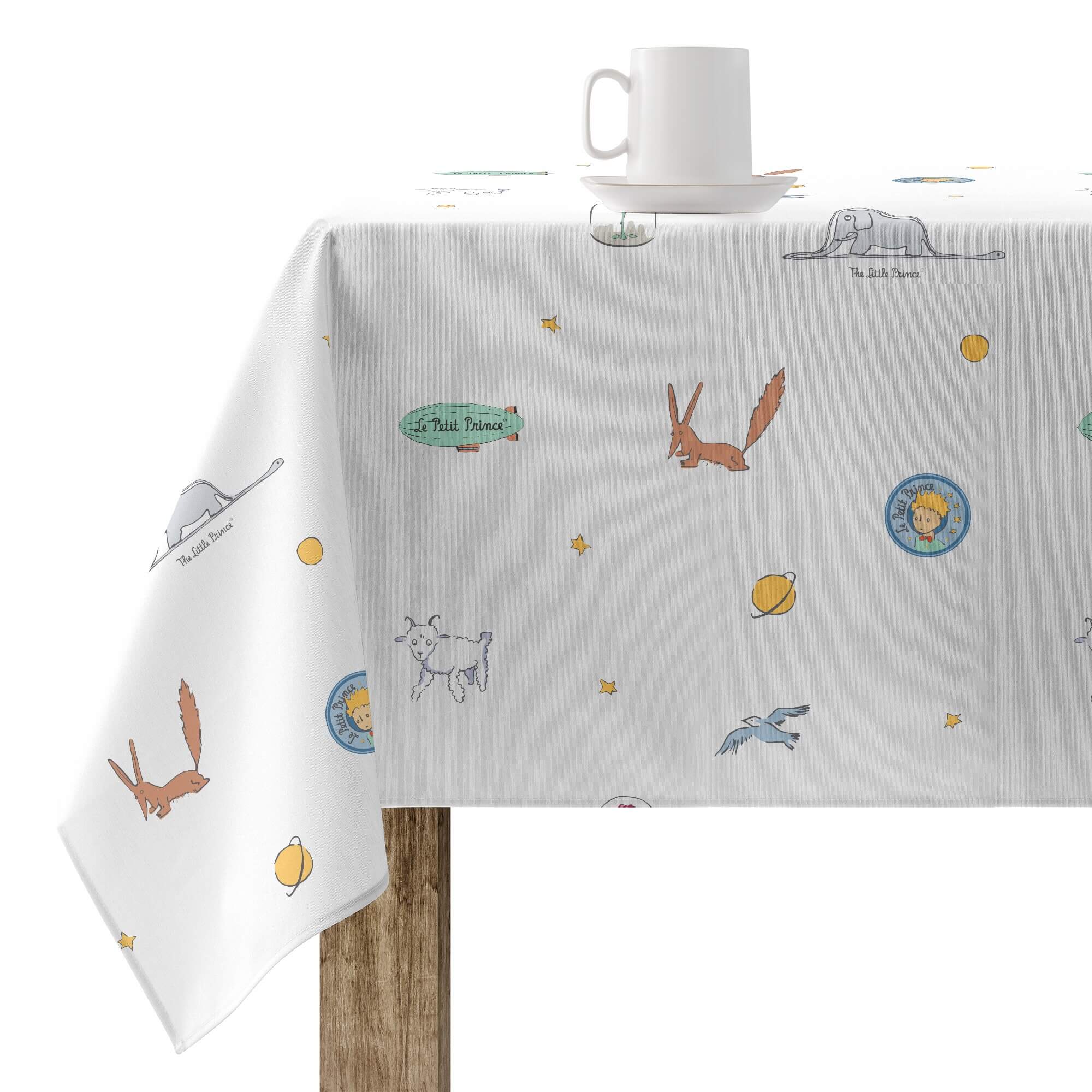Mantel resinado antimanchas Principito 0