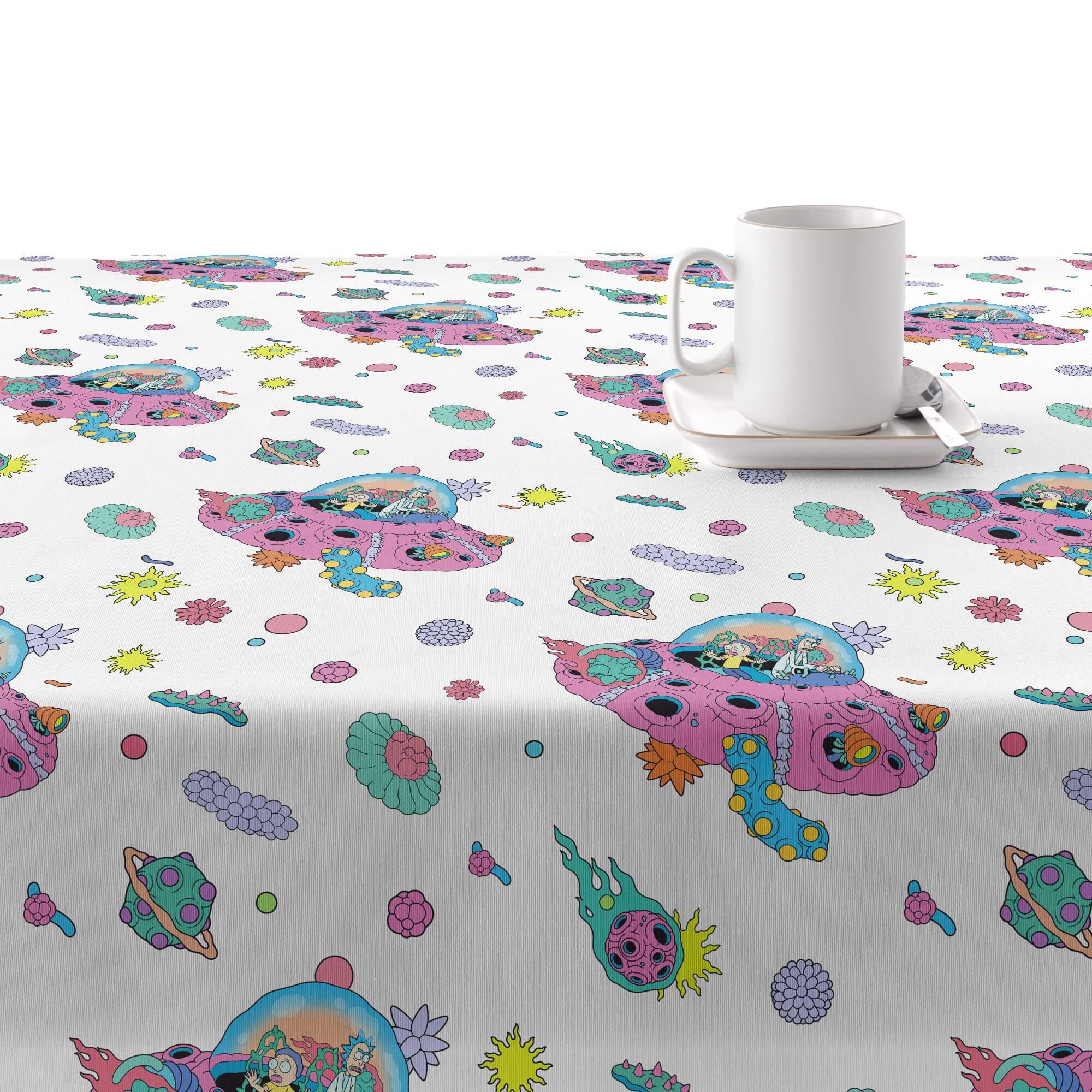 Mantel resinado antimanchas Rick and Morty 01 2