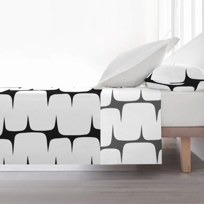 Juego de sábanas 100% algodón Lahan White 2