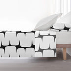 Juego de sábanas 100% algodón Lahan White 2