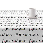 Mantel resinado antimanchas Friends White 2