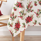 Waterproof stain-resistant cotton-lurex tablecloth Nativitatis 3 Gold