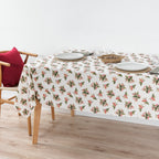 Waterproof stain-resistant cotton-lurex tablecloth Nativitatis 2 Gold