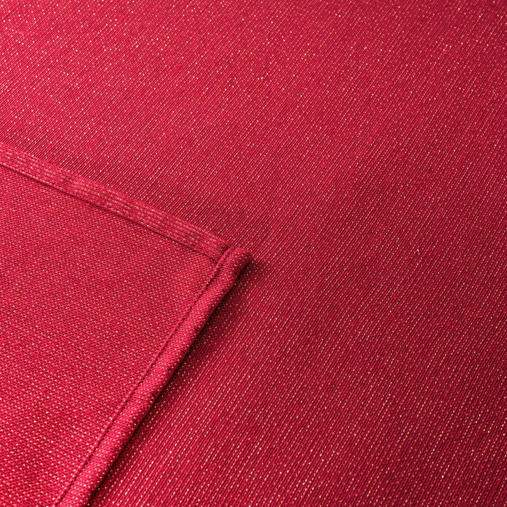 Nappe Jacquard Noël Candela Rouge Lurex
