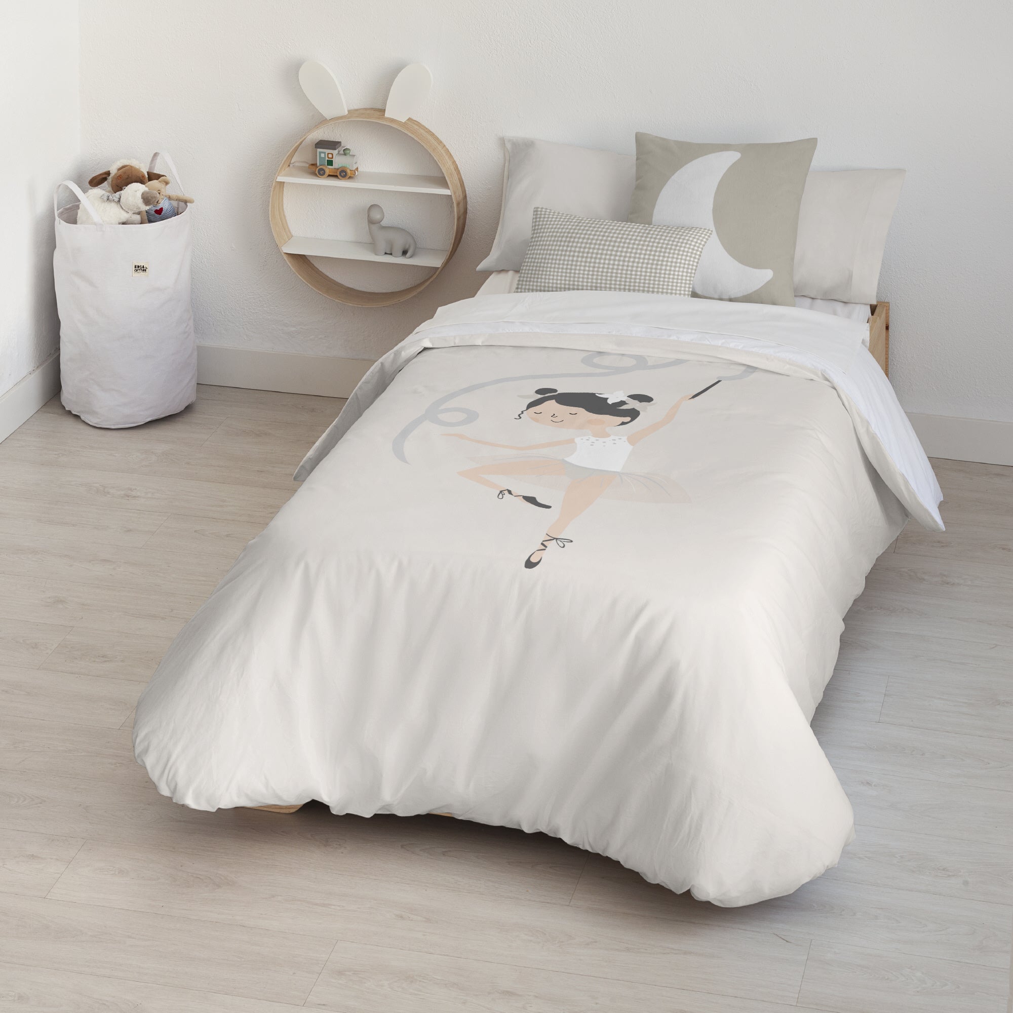 Housse de couette 100% coton Chay Beige