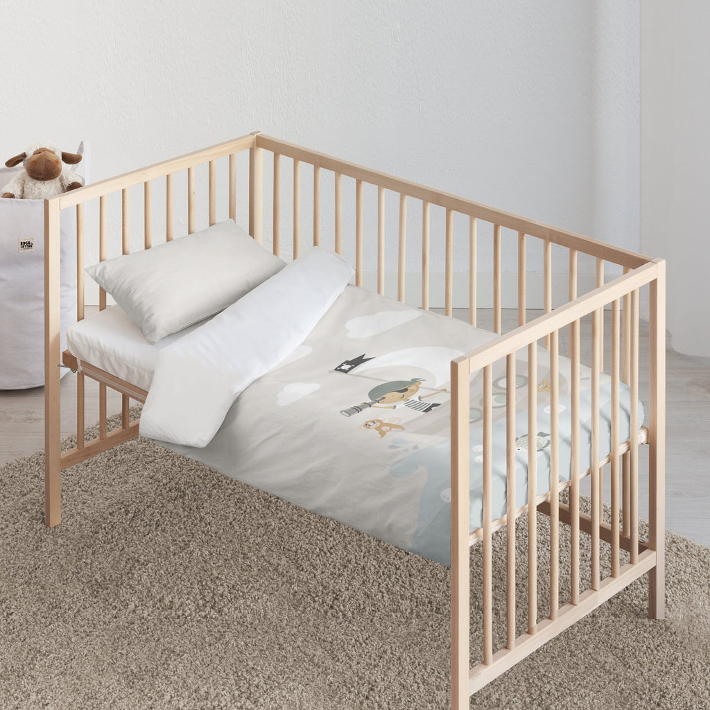 Farid Beige Crib Duvet Cover