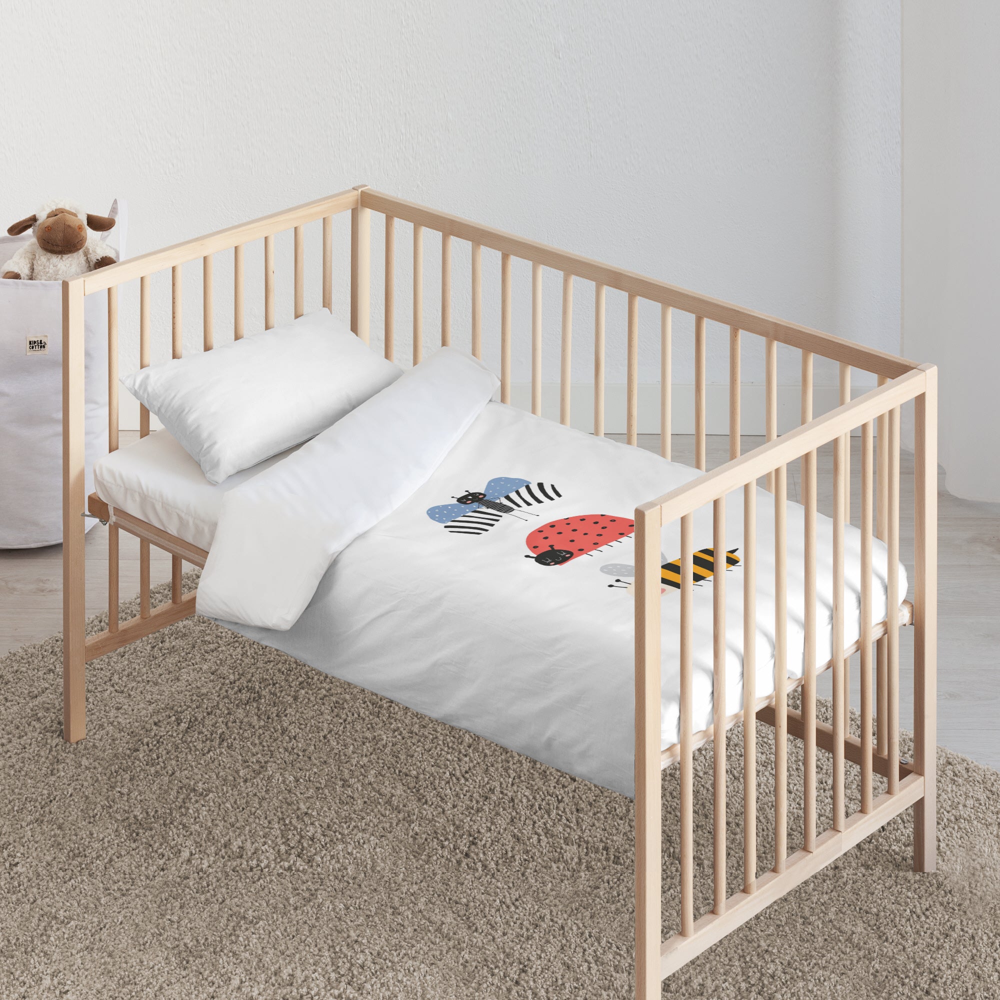 Kamal crib duvet cover
