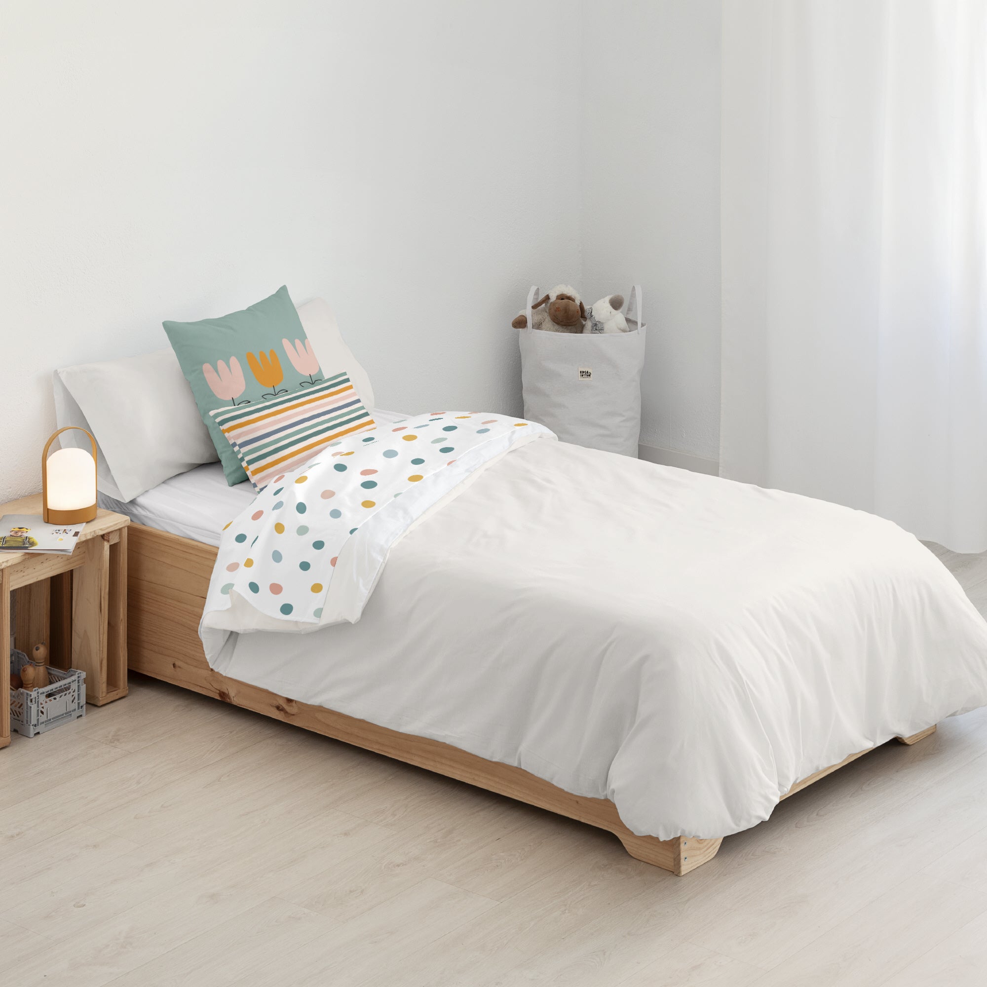 Housse de couette 100% coton Kanu Beige