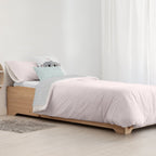 Housse de couette 100% coton Kanu Rose