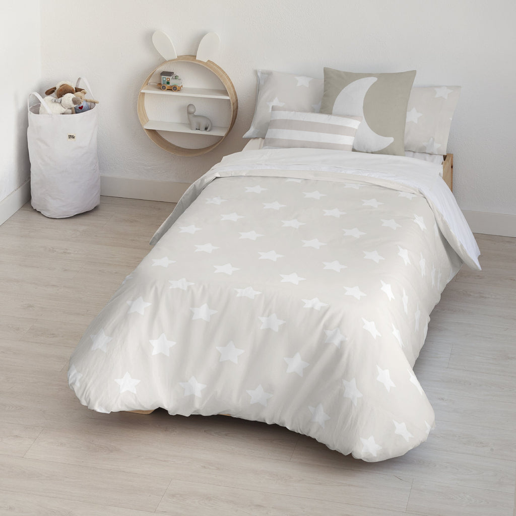 Housse de couette 100% coton Runar Beige