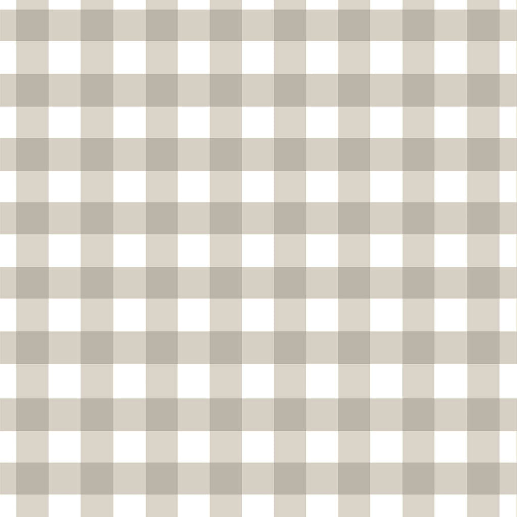 Housse de couette 100% coton Vichy Beige