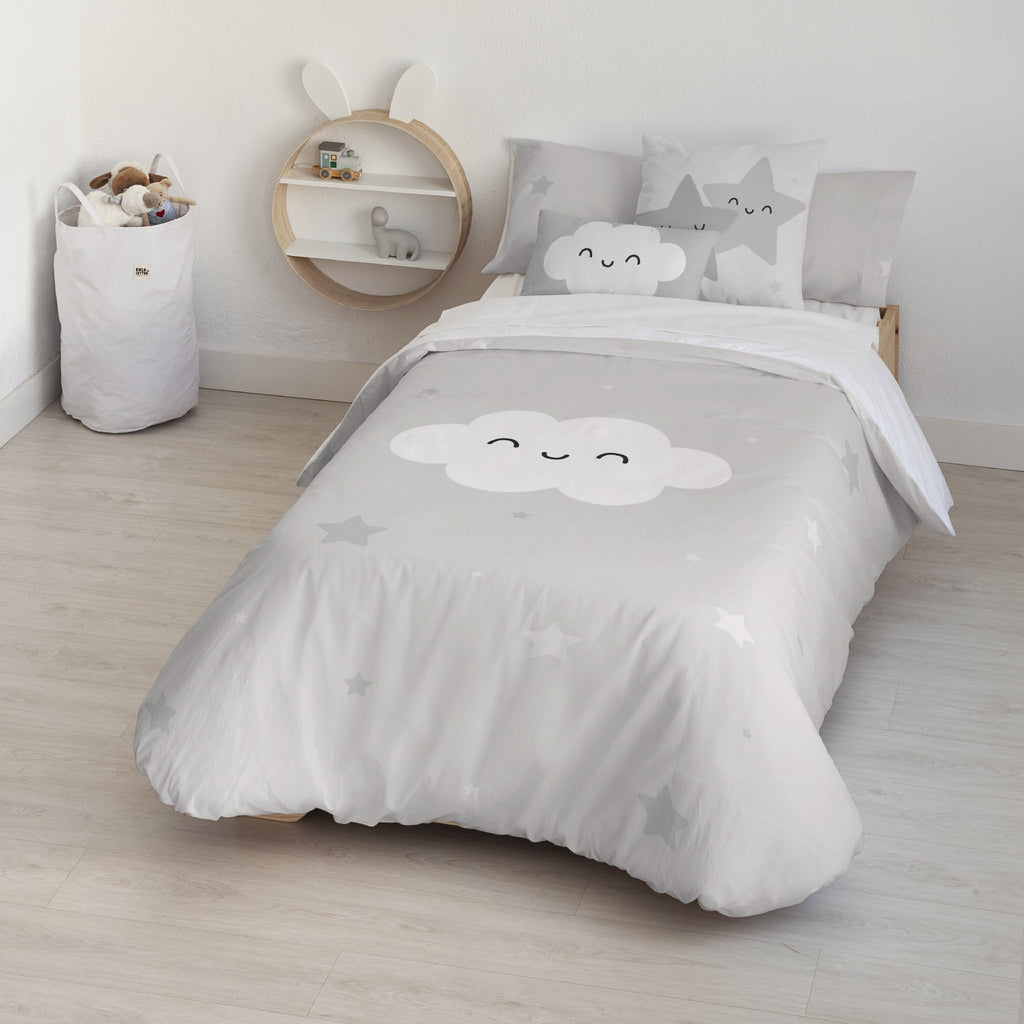 Housse de couette 100% coton Werner Gris