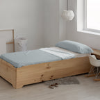 100% Cotton Vichy Blue Sheet Set