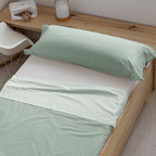 100% cotton Vichy Mint sheet set