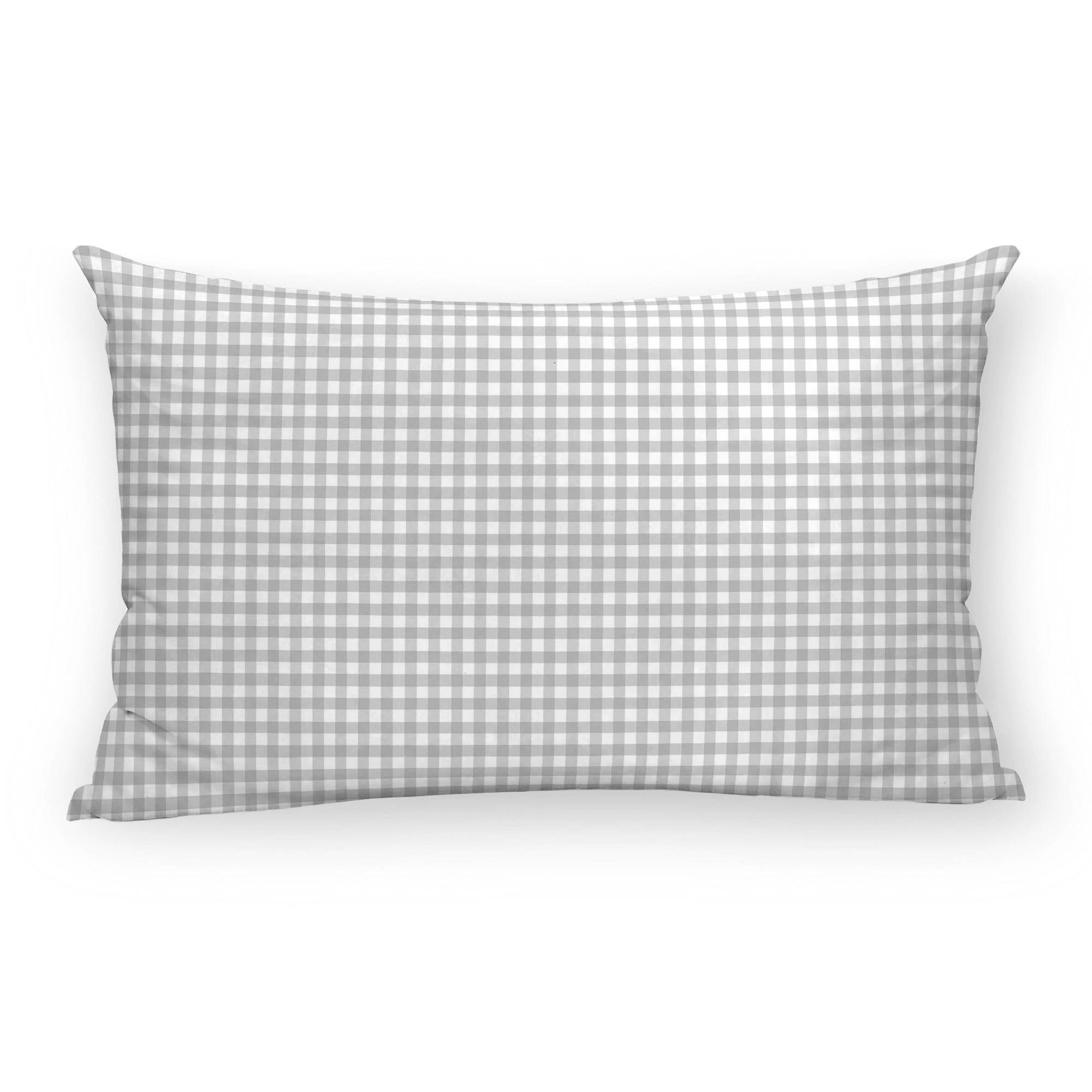 Vichy Grey C cushion cover 100% cotton 30x50 cm