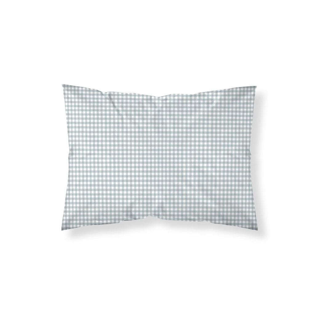 100% Cotton Vichy Blue Pillowcase
