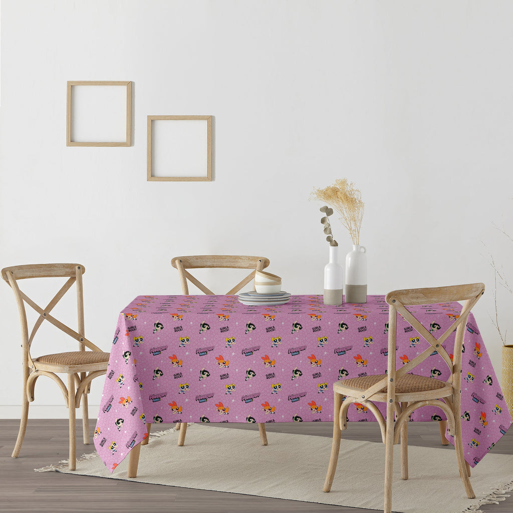 Powerpuff 5 stain-resistant tablecloth