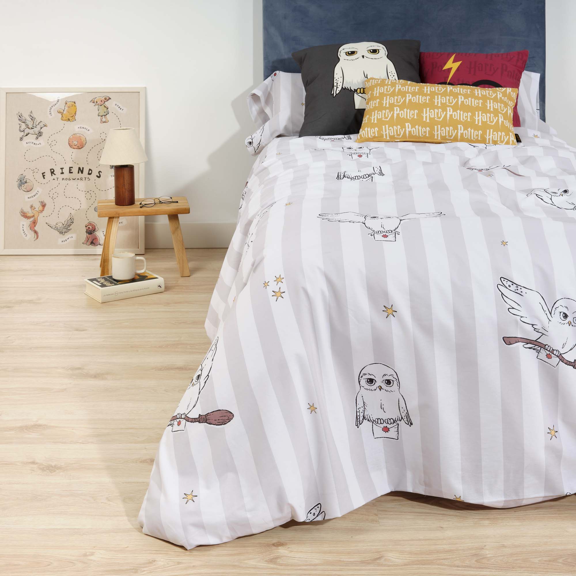 Hedwig Flying 100% cotton duvet cover