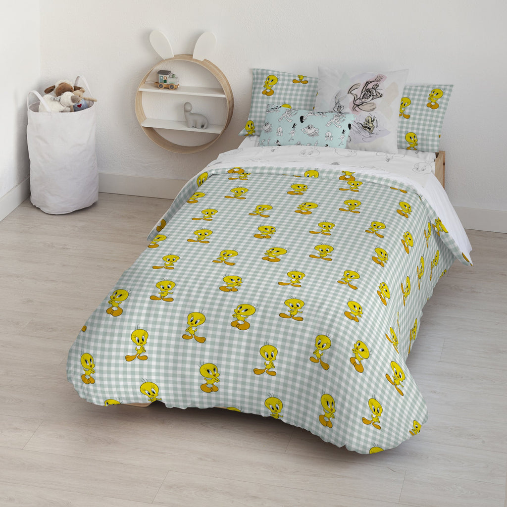 100% cotton duvet cover Tweety Vichy