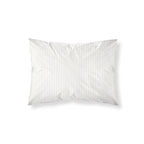 Taie d'oreiller 100% coton Rayures Beiges