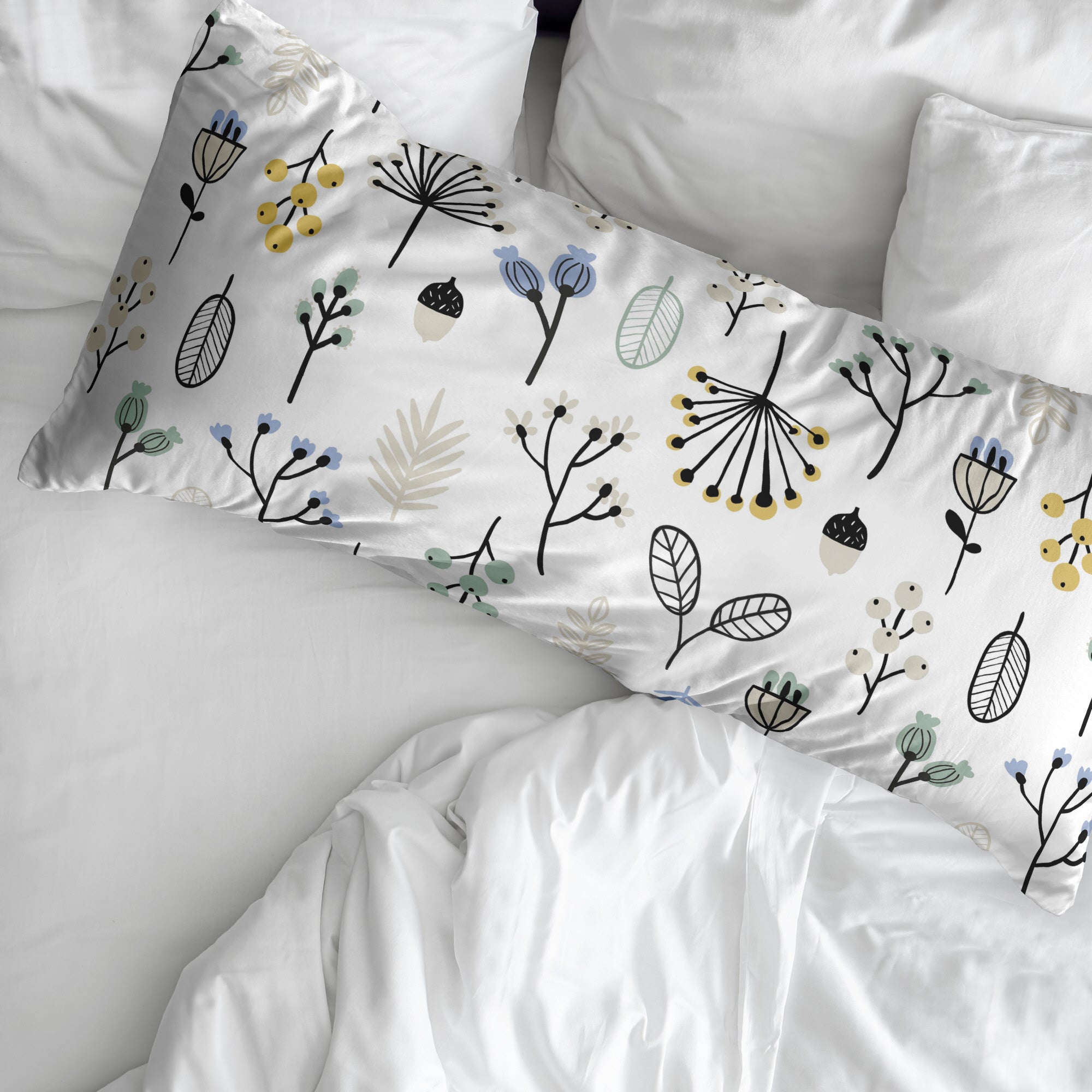 100% Cotton Pillowcase Santorini Mint