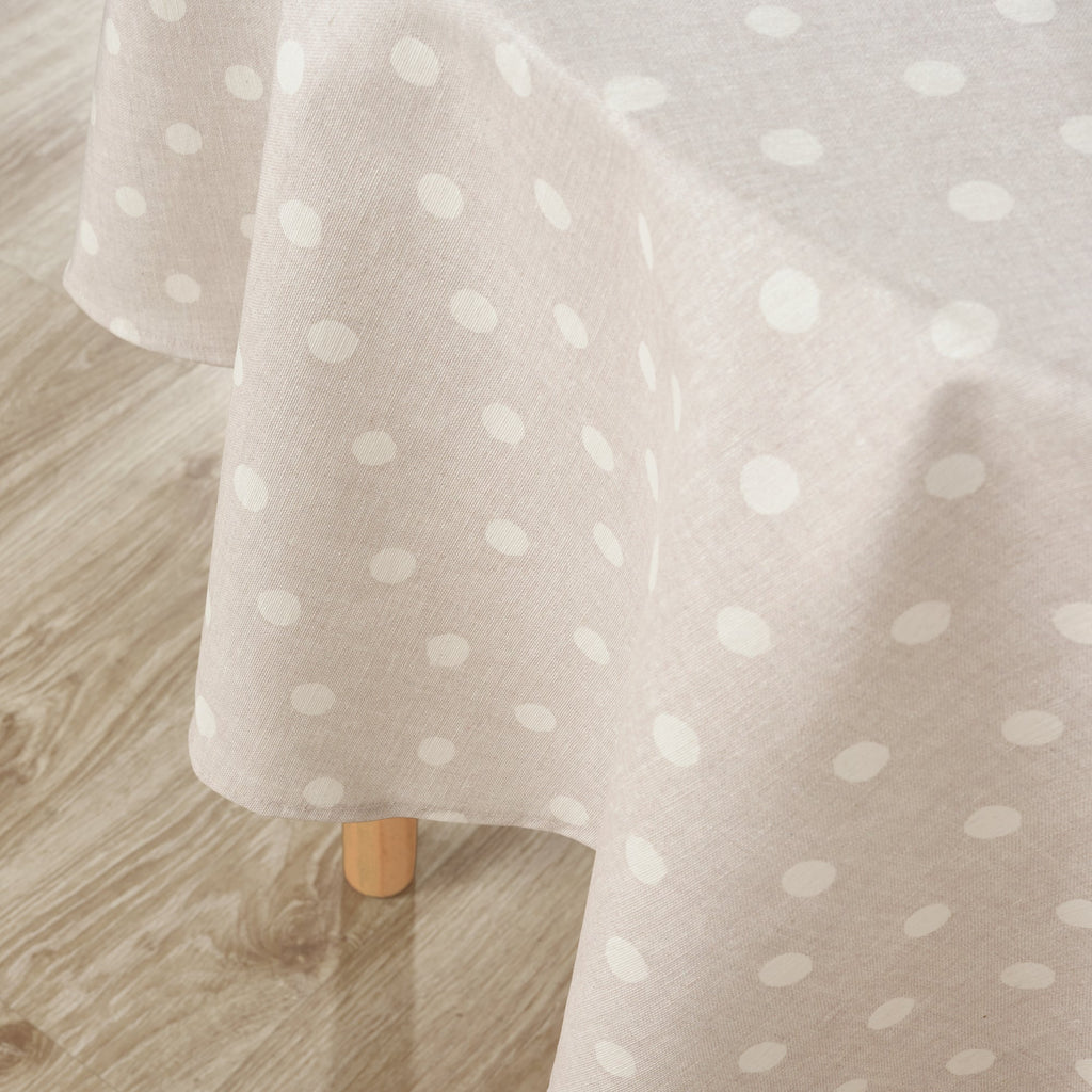 Round stain-resistant tablecloth 0120-175