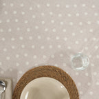 Round stain-resistant tablecloth 0120-175