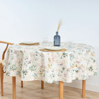 Round stain-resistant tablecloth 0120-247