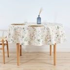Round stain-resistant tablecloth 0120-247