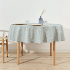 Round stain-resistant tablecloth 0120-33