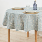 Round stain-resistant tablecloth 0120-33