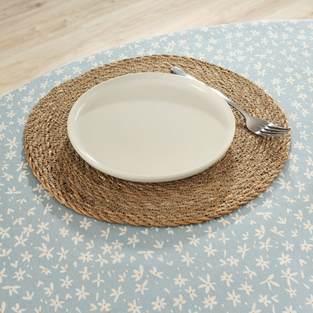 Round stain-resistant tablecloth 0120-33