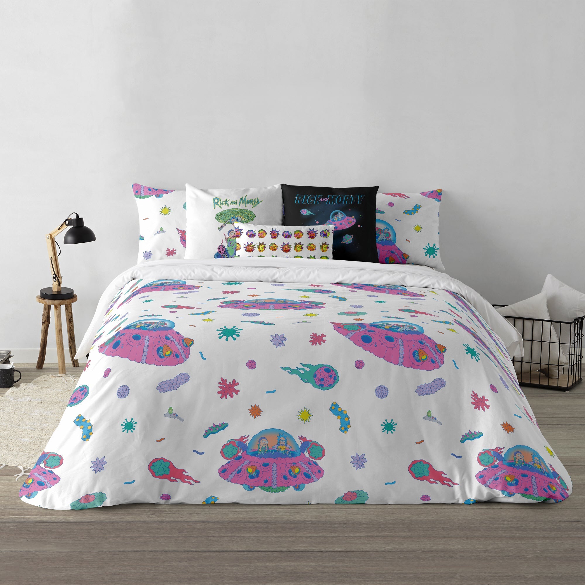 Housse de couette 100% coton Univers Rick Et Morty