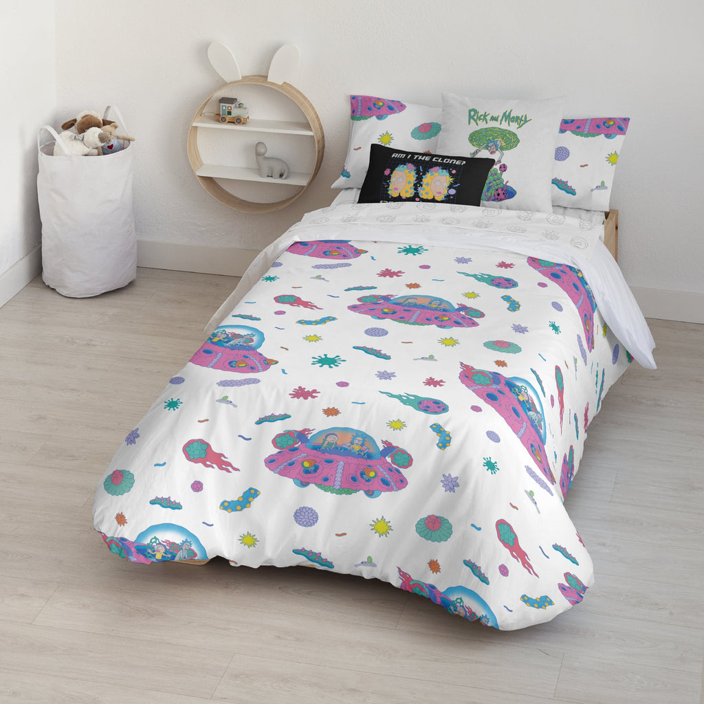 Housse de couette 100% coton Univers Rick Et Morty