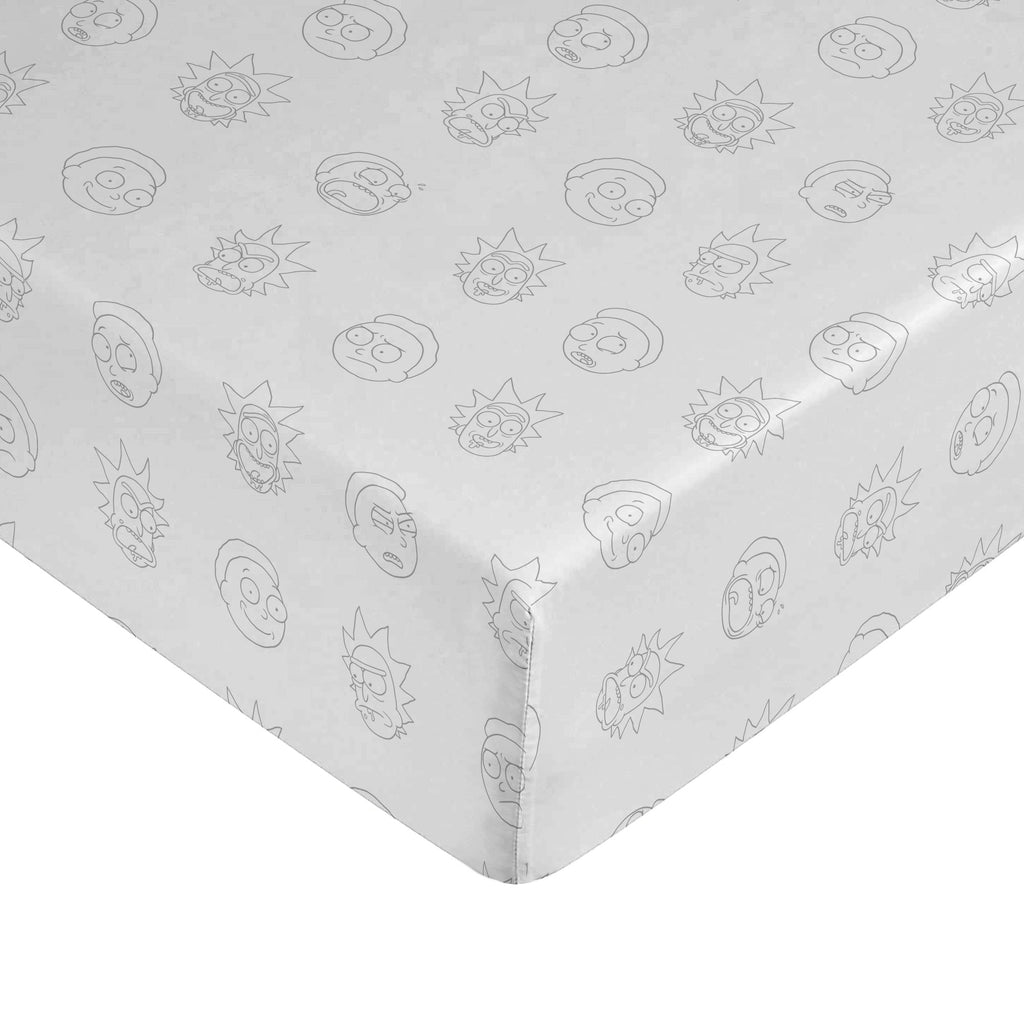 Drap housse Rick et Morty 100% coton