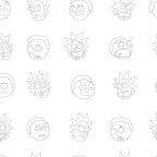 Drap housse Rick et Morty 100% coton