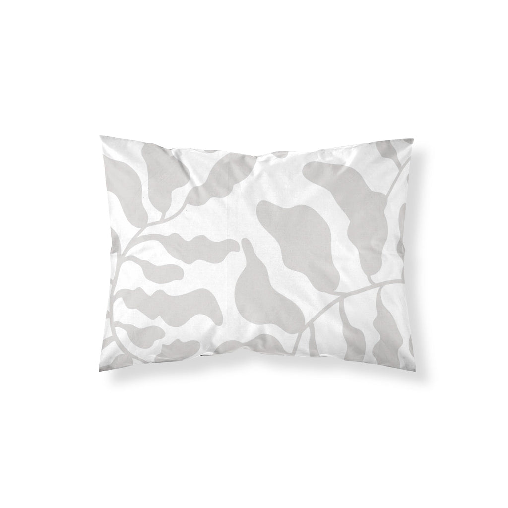 Taie d'oreiller 100% coton Chame Gris