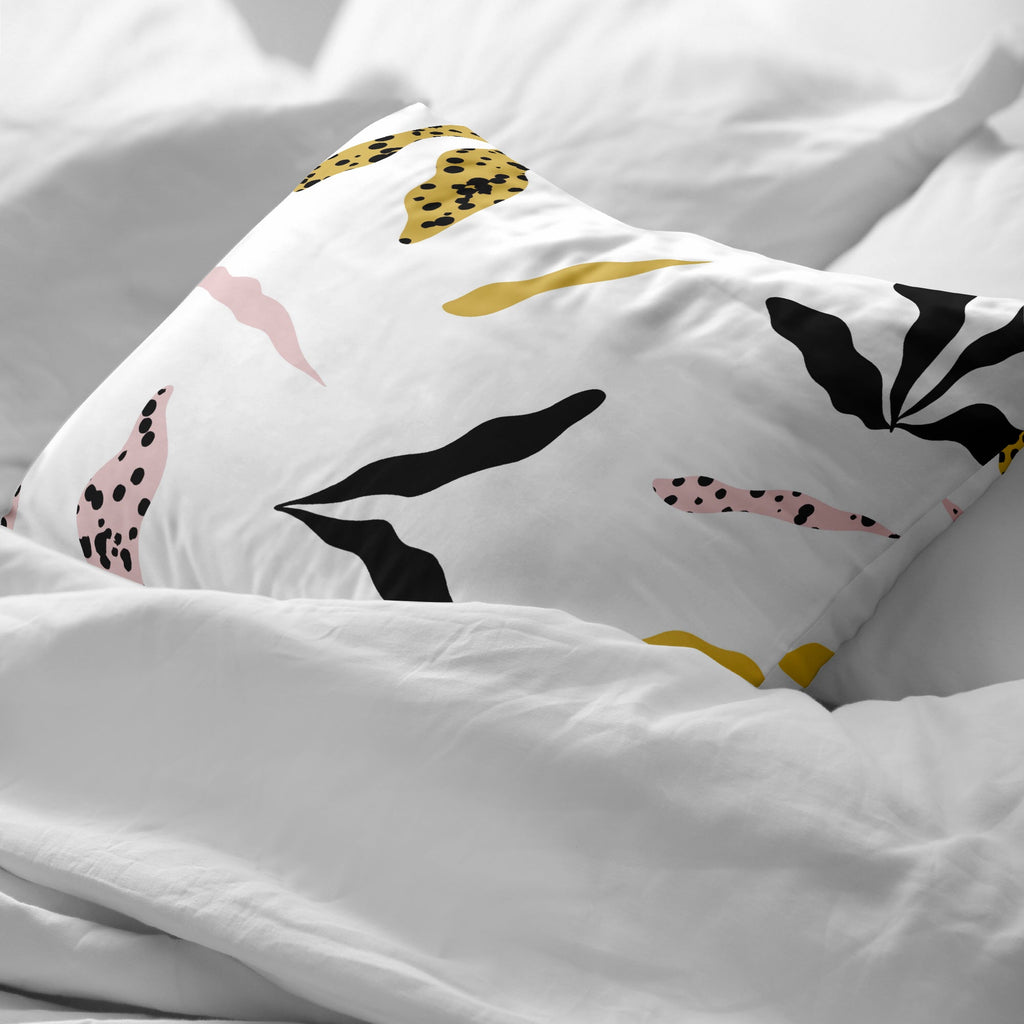 Taie d'oreiller rose Darliston 100 % coton