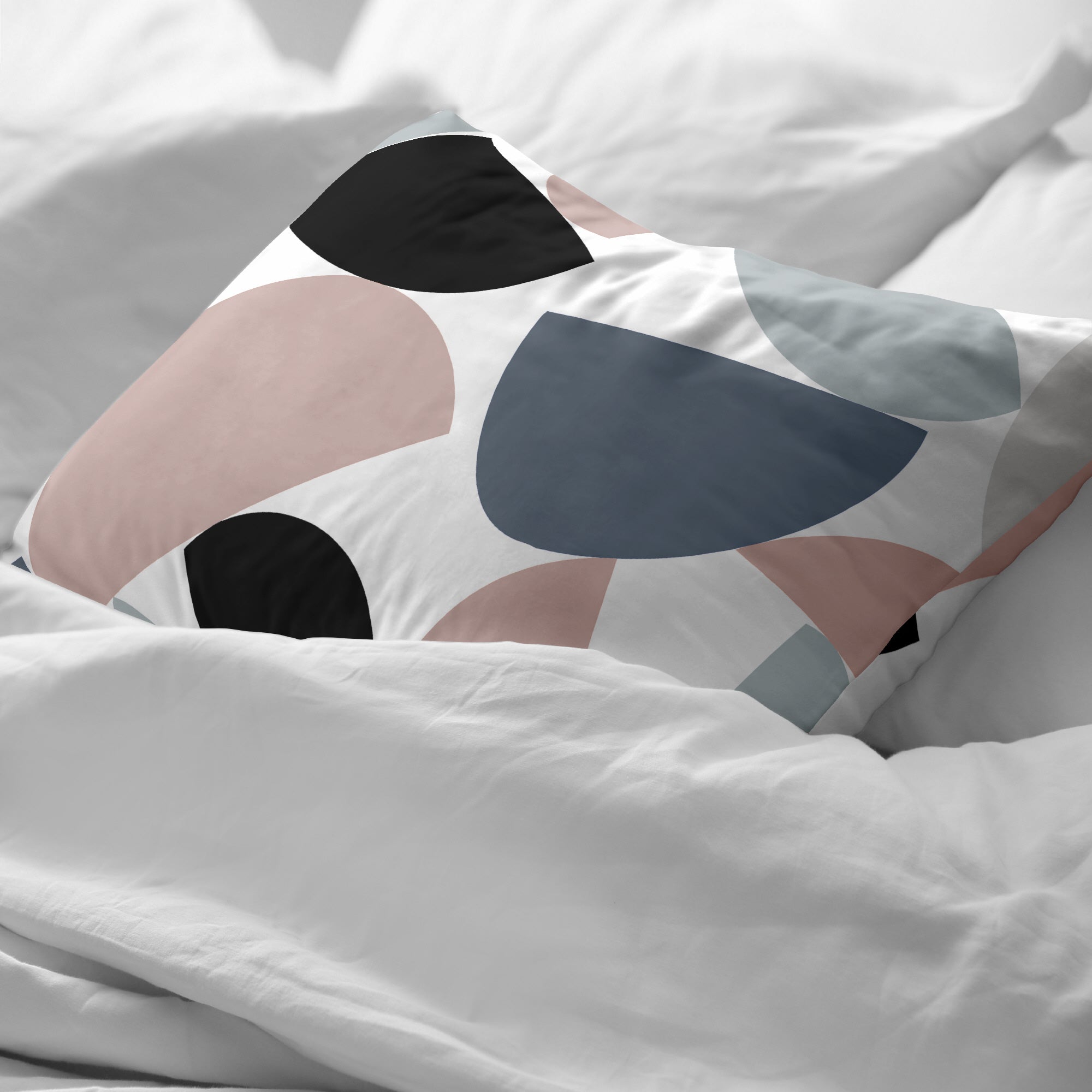 Taie d'oreiller 100% coton Hayes Gris